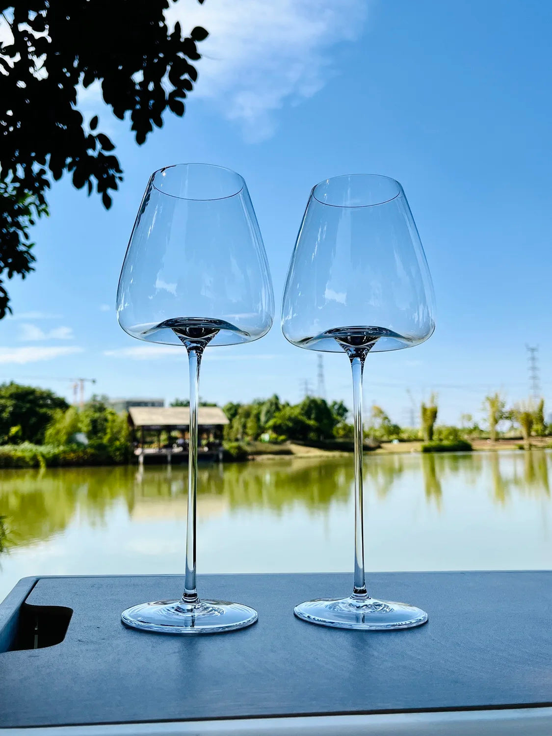 Conjunto de Taças de Cristal para Vinho